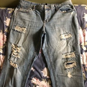 Sexy boyfriend gap jeans